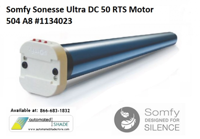 Somfy LT50 Sonesse Ultra 506A2 4 Wire Star Head Motor 1002558