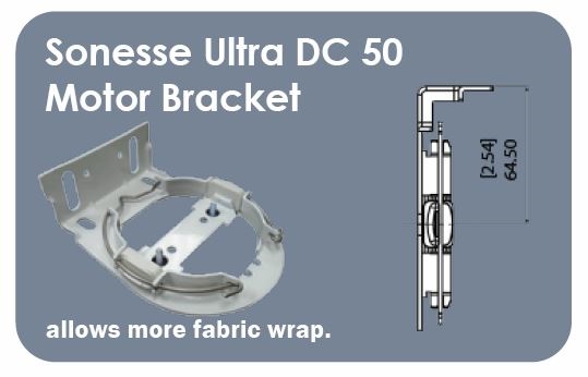 Somfy 50 Ultra DC Motor Bracket - Automated Shade Online Store